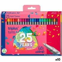 Ensemble de Marqueurs Staedtler Triplus Fineliner 334 (10 Unités)