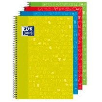 Notizbuch Oxford Write & Erase Bunt Din A4 80 Blatt 21,5 x 31,5 cm 4 Stücke