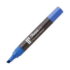 Marqueur permanent Sharpie W10 Bleu 12 Pièces