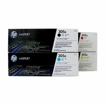 Original Toner HP 305A Cyan (4 Units)