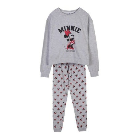 Schlafanzug Minnie Mouse Damen Grau