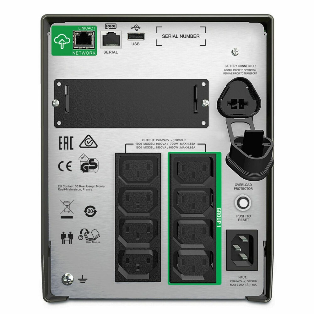 Système d'Alimentation Sans Interruption Interactif APC SMT1000IC 700 W