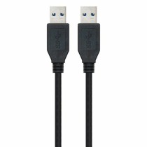 Câble USB 3.0 A vers USB A NANOCABLE 10.01.1002-BK Noir 2 m