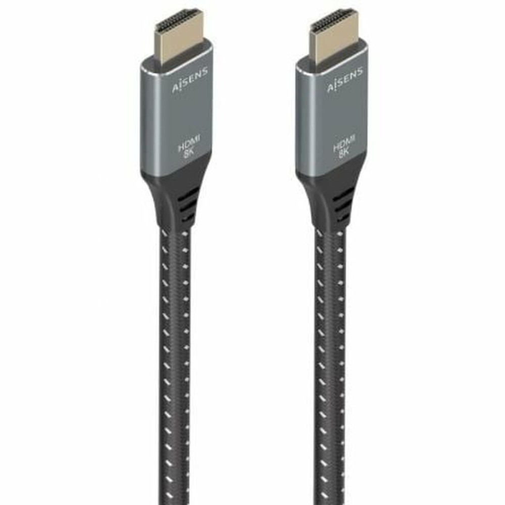 HDMI Kabel Aisens A150-0876 5 m Schwarz/Grau