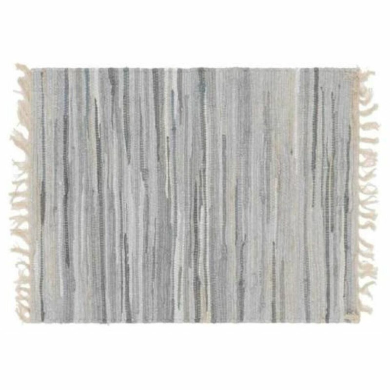 Tapis DKD Home Decor Coton Cuir Indien (160 x 230 x 1 cm)