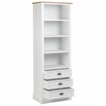 Étagère Alexandra House Living Blanc Marron Alliage de Zinc Bois MDF 40 x 180 x 63 cm