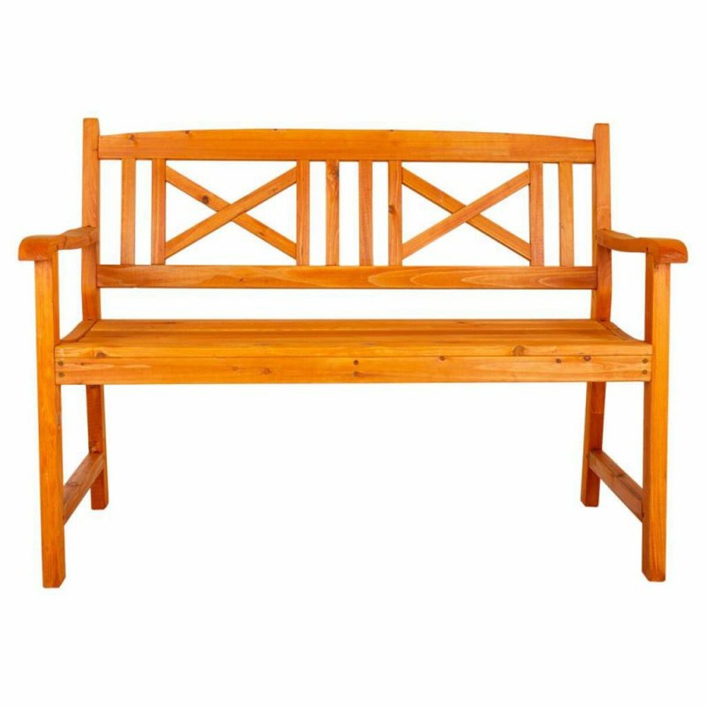 Banc Alexandra House Living Orange Bois d'épicéa 65 x 68 x 120 cm