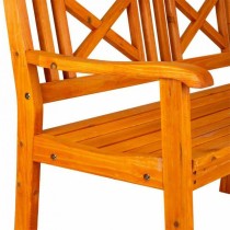 Bench Alexandra House Living Orange Fir wood 65 x 68 x 120 cm