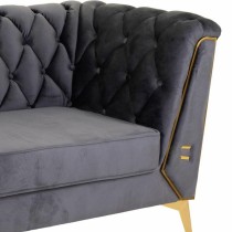 Canapé Alexandra House Living Gris 72 x 75 x 153 cm