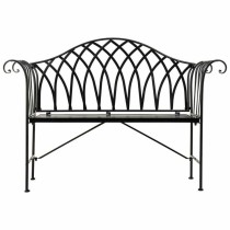 Bench Alexandra House Living Black Iron 50 x 88 x 110 cm