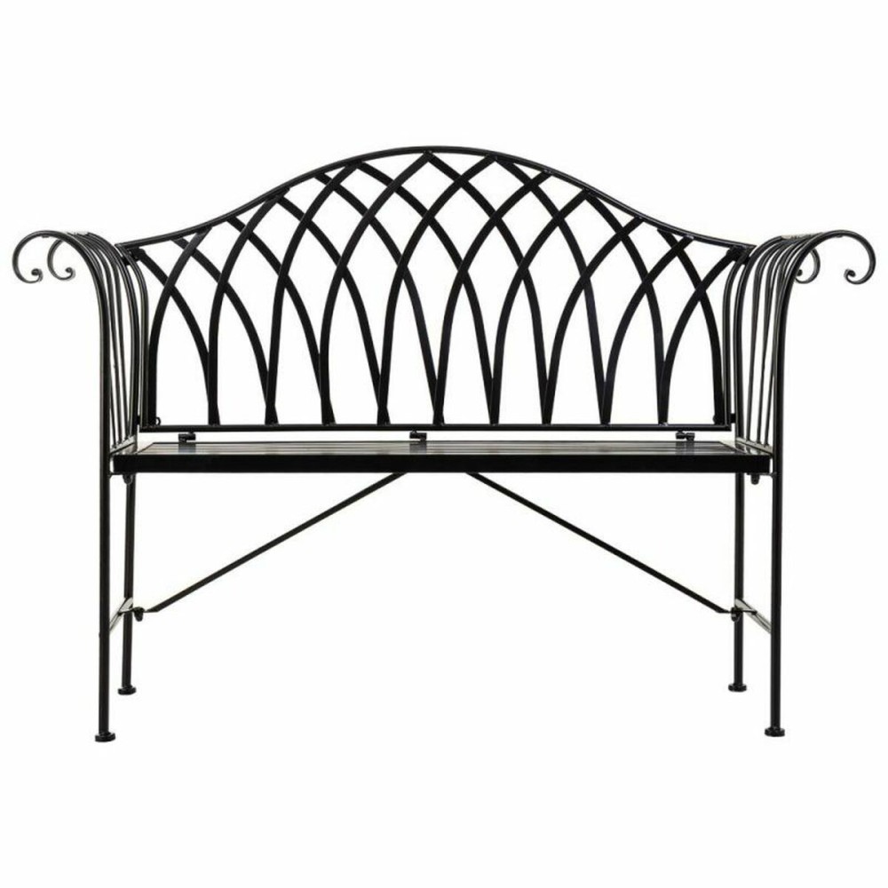 Bench Alexandra House Living Black Iron 50 x 88 x 110 cm