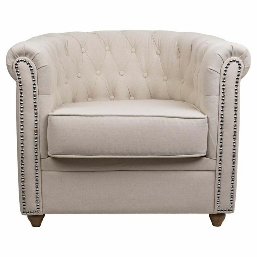 Fauteuil Alexandra House Living Beige 80 x 72 x 80 cm Rembourrage