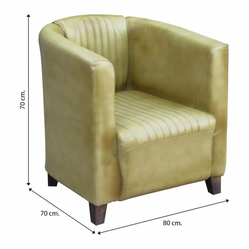 Armchair Alexandra House Living 70 x 70 x 80 cm Polyskin