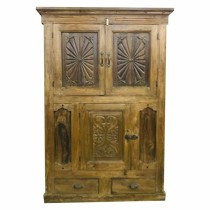 Cupboard Alexandra House Living Brown Recycled Wood 58 x 147 x 96 cm