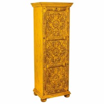 Cupboard Alexandra House Living Yellow Iron Mango wood 40 x 149 x 53 cm