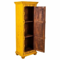 Cupboard Alexandra House Living Yellow Iron Mango wood 40 x 149 x 53 cm