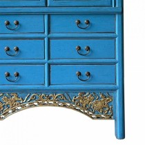 Armoire Alexandra House Living Bleu Bois 43 x 170 x 100 cm