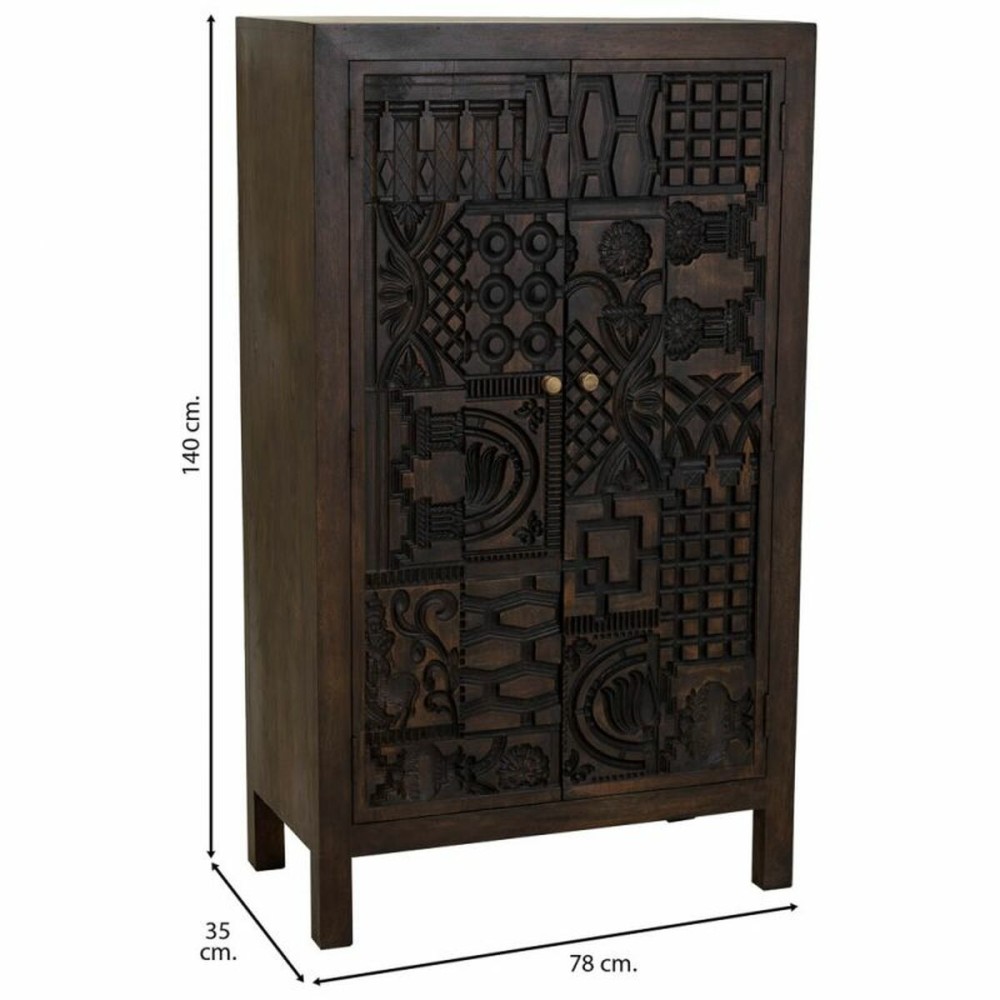 Armoire Alexandra House Living Marron Bois 35 x 140 x 78 cm