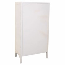 Armoire Alexandra House Living Blanc Rotin Bois d'épicéa Bois MDF 40 x 135 x 70 cm