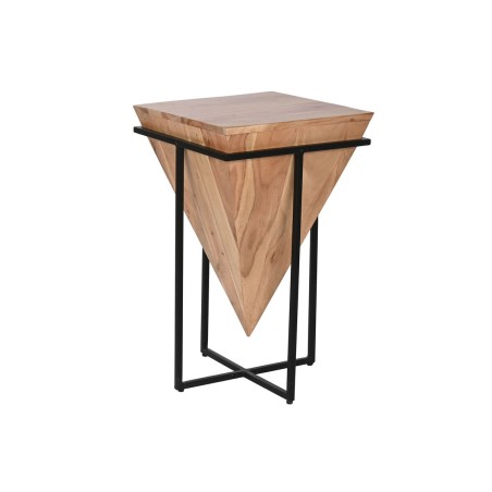 Petite Table d'Appoint Home ESPRIT Marron Noir Métal Acacia 41 x 41 x 67 cm