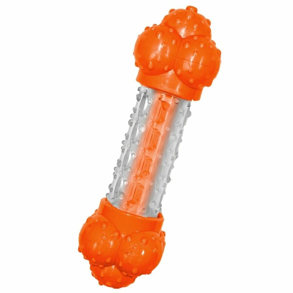 Dog chewing toy Nylabone Orange Bacon Artificial L