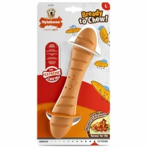 Beißring für Hunde Nylabone Braun Huhn Künstlicher L