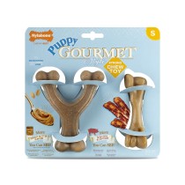 Jouet pour chien Nylabone Marron Beurre de cacahuètes Bacon Artificielle S