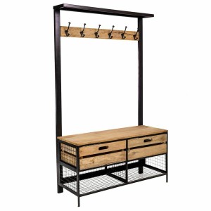 Hall Alexandra House Living Natural Iron Mango wood 40 x 166 x 100 cm