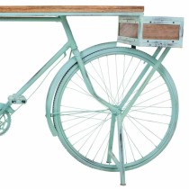 Eingangsbereich Alexandra House Living Bike türkis Holz Eisen 50 x 94 x 198 cm