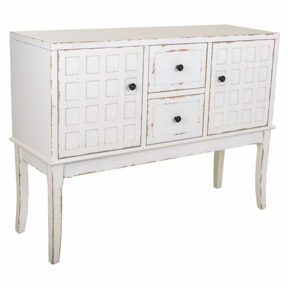 Hall Table with Drawers Alexandra House Living White Fir wood MDF Wood 36 x 82 x 108 cm