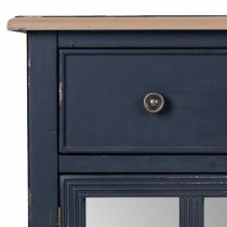 Hall Table with Drawers Alexandra House Living Black Glass Fir wood MDF Wood 36 x 72 x 83 cm