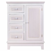 Meuble d'Entrée avec Tiroirs Alexandra House Living Blanc Bois MDF 32 x 84 x 66 cm