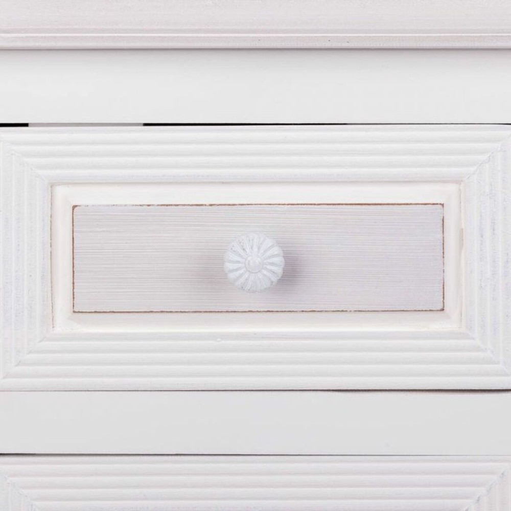 Meuble d'Entrée avec Tiroirs Alexandra House Living Blanc Bois MDF 32 x 84 x 66 cm