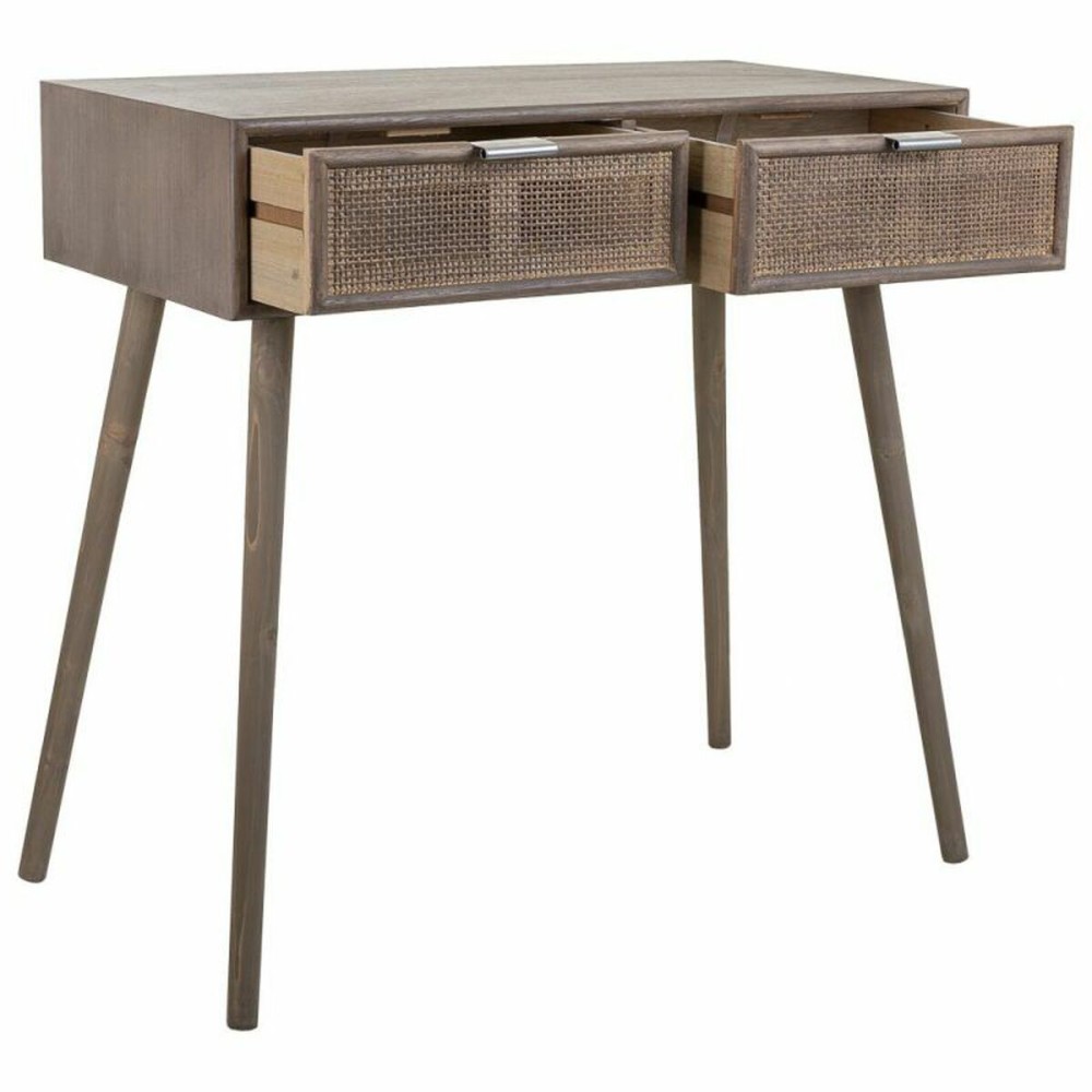 Hall Table with Drawers Alexandra House Living Grey Pine MDF Wood 42 x 79 x 80 cm