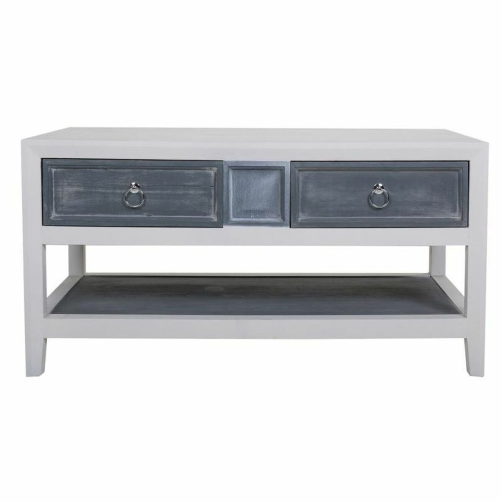 Centre Table Alexandra House Living White Grey Fir wood MDF Wood 51 x 53 x 104 cm