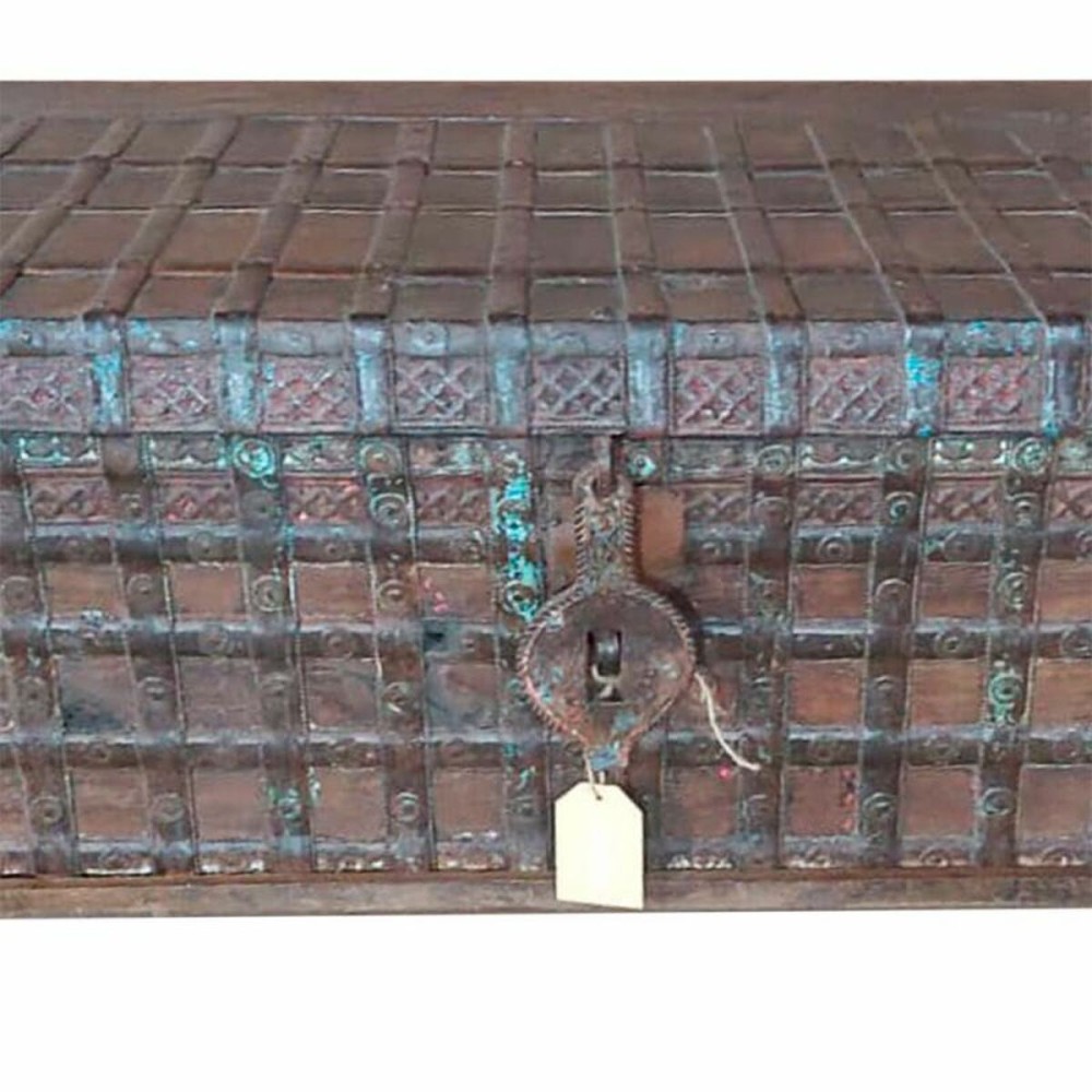 Chest Alexandra House Living Brown Iron Acacia Mango wood 58 x 45 x 117 cm