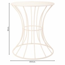 Table d'appoint Alexandra House Living Blanc Fer 20 x 50 x 21 cm