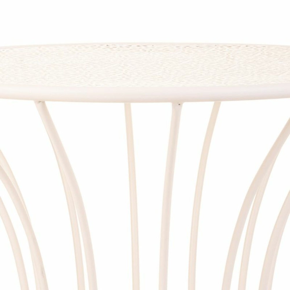 Table d'appoint Alexandra House Living Blanc Fer 20 x 50 x 21 cm