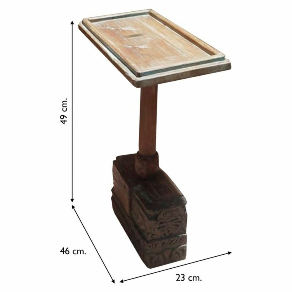 Side table Alexandra House Living Brown Recycled Wood 23 x 49 x 46 cm