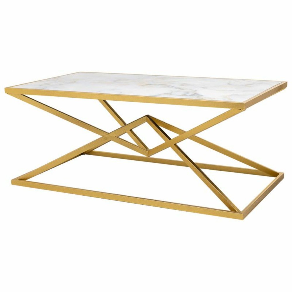 Centre Table Alexandra House Living Gold Metal Paper Iron MDF Wood 60 x 45 x 110 cm