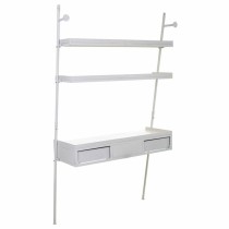 Desk with Shelves Alexandra House Living White 45 x 188 x 107 cm