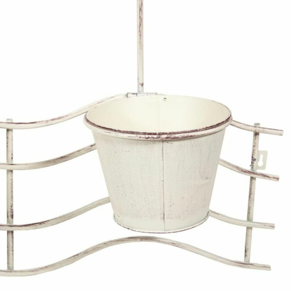 Pot de fleurs pour balcon Alexandra House Living Blanc Fer 23 x 69 x 95 cm