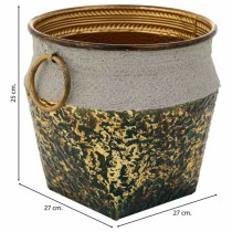 Blumentopf Alexandra House Living Gold Eisen 27 x 25 x 27 cm