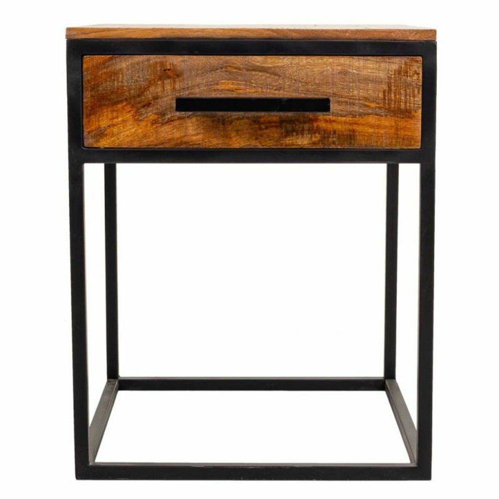 Nightstand Alexandra House Living Brown Black 61 x 57 x 61 cm