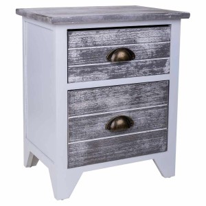 Nightstand Alexandra House Living White 28 x 45 x 38 cm