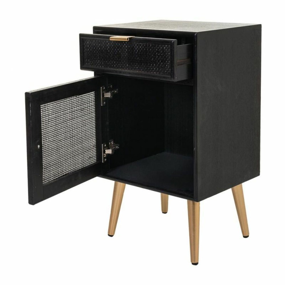 Nightstand Alexandra House Living Black Golden