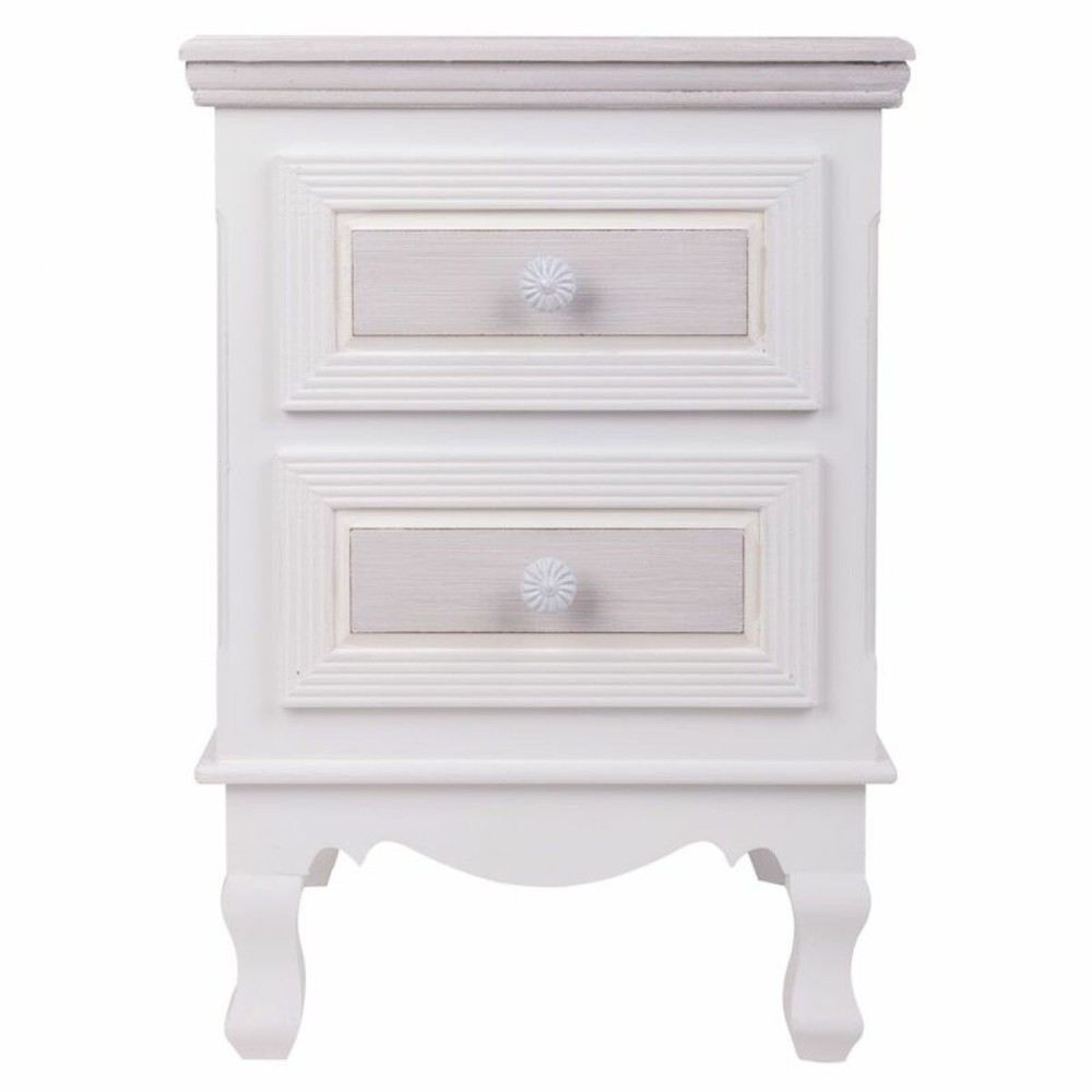 Nightstand Alexandra House Living White 33 x 53 x 37 cm