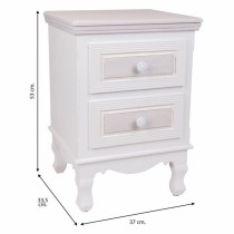 Nightstand Alexandra House Living White 33 x 53 x 37 cm