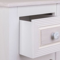 Nightstand Alexandra House Living White 26 x 72 x 33 cm