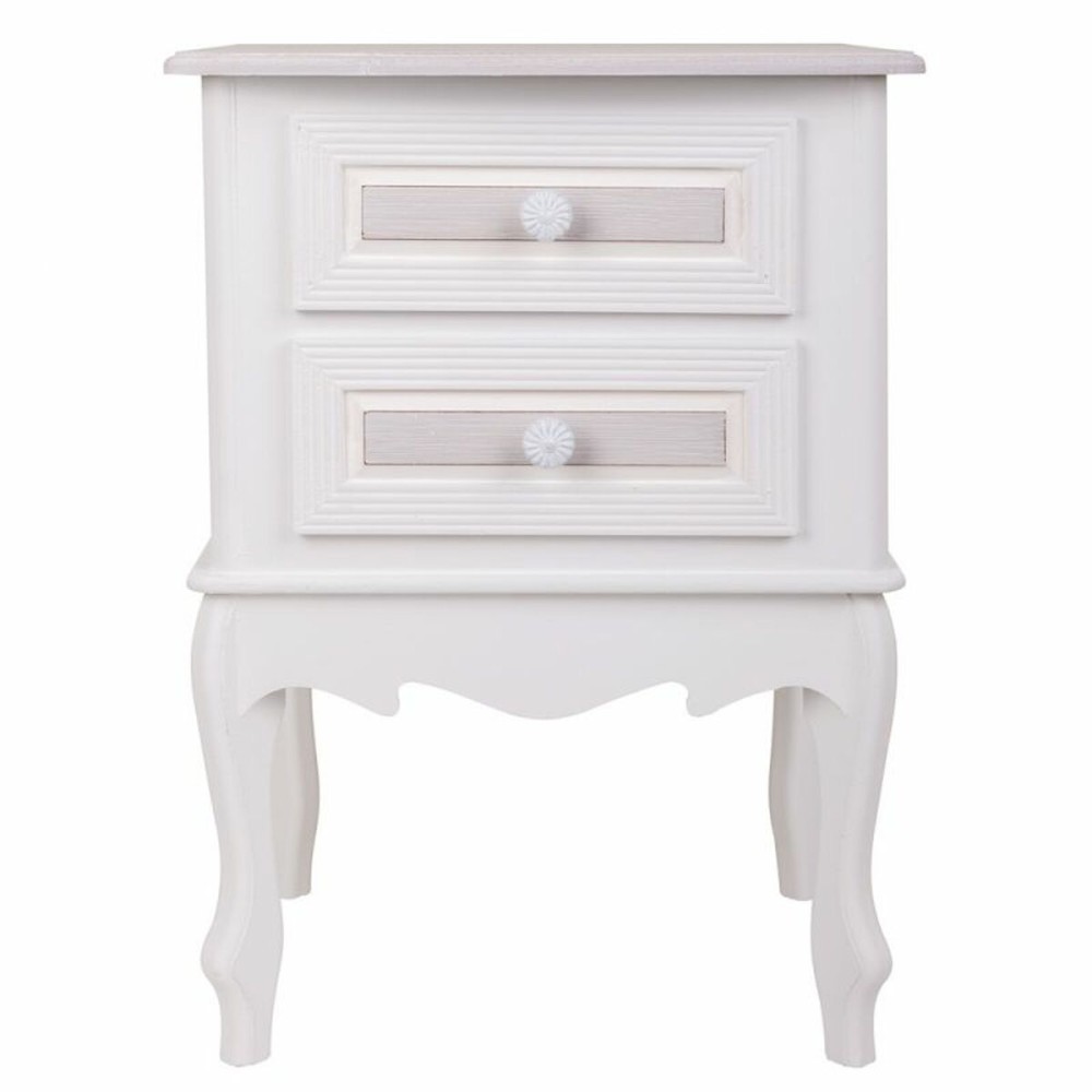 Nightstand Alexandra House Living White 34 x 57 x 42 cm